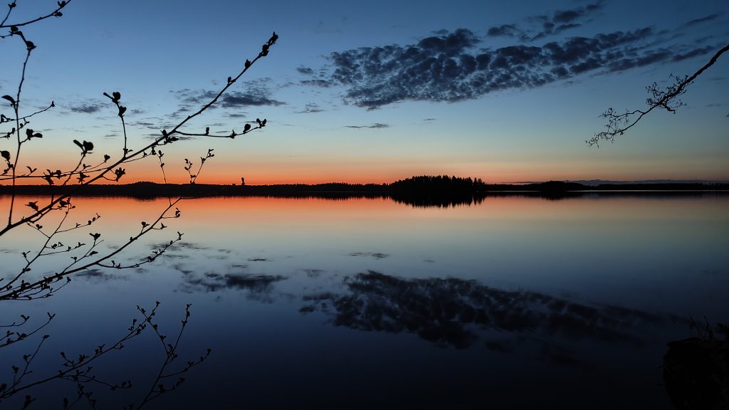 maisemakuva-varkaus-kinkamonselkä Auringonlasku Varkaudessa Kinkamonselällä